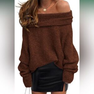 🆕 Women's Off The Shoulder Sweater